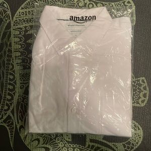 Extra large white button down long sleeve shirt